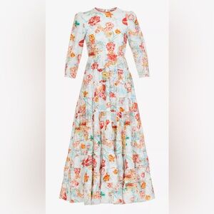 NWT RIXO Kristen Multi-Print Holiday Maxi Dress
